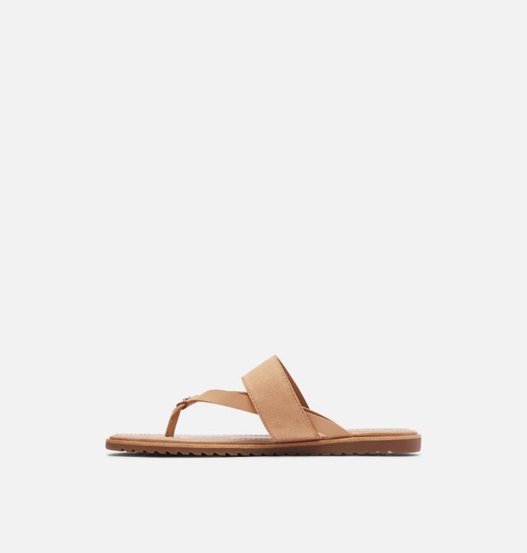 Sandalias Sorel Mujer - Ella™ Flip Flat Beige - 05974-QDOX